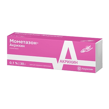 Купить Мометазон-Акрихин 0,1% 30 г крем для наружного применения