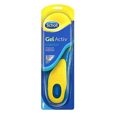 Купить Scholl ГельАктив Everyday стельки гелевые  д/мужчин