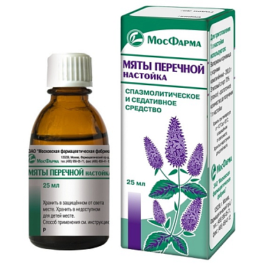 Купить Мяты перечной 25 мл настойка флакон