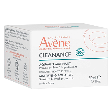 Купить Avene Cleanance 50 мл аква-гель матирующий для жирной и проблемной кожи