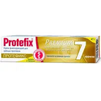 Купить: Protefix Premium 47 г крем фиксирующий для зубных протезов экстра-сильный 7 эффектов