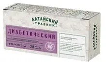 Купить: Фиточай Диабетический алтайский травник 1,5 г 20 шт фильтр-пакеты