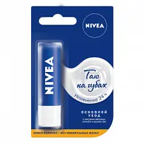 Купить: Nivea 4,8 г бальзам для губ таю на губах основной уход