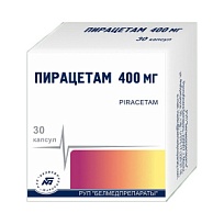 Купить: Пирацетам 400 мг 30 шт капсулы