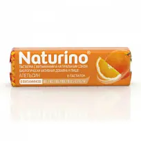 Купить: Naturino 8 шт пастилки с витаминами и натуральным соком апельсин