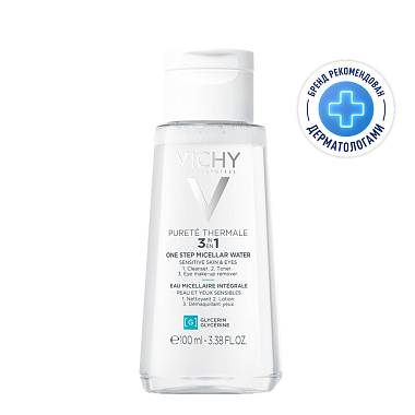 Купить Vichy Purete Thermale 100 мл вода мицеллярная с минералами для чувствительной кожи
