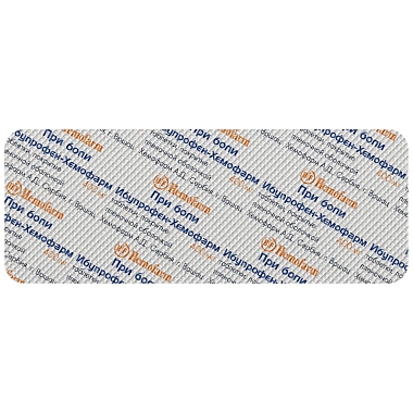 Купить Ибупрофен-Хемофарм 400 мг 30 шт таблетки покрытые оболочкой