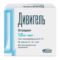 Купить: Дивигель 0,1 % 1 г 28 шт гель трансдермальный