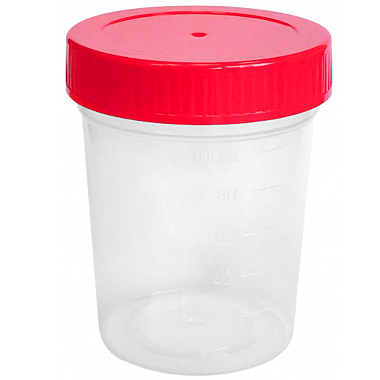 Купить Контейнер 100 мл для сбора биоматериалов стерильный