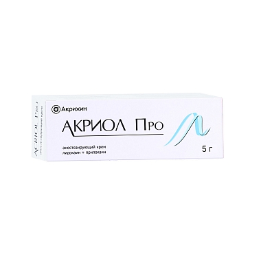 Купить Акриол Про 2,5% + 2,5% 100 г крем для местного и наружного применения