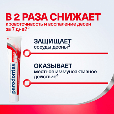 Купить Пародонтакс без фтора 75 мл паста зубная