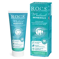 Купить: Rocs Medical Minerals 45 г гель для укрепления зубов реминерализующий
