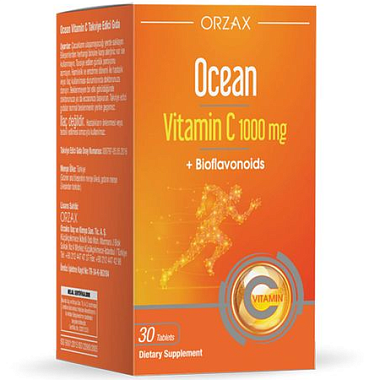 Купить Orzax Ocean Vitamin C 1000 мг 30 шт таблетки