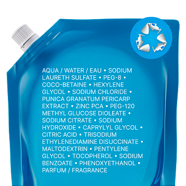 Купить La Roche-Posay Effaclar  400 мл гель очищающий пенящийся  для умывания чувствительной жирной проблемной кожи лица и тела склонной к прыщам и акне рефил (сменный блок)