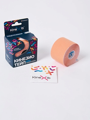 Купить Кинезио тейп Kinexib Pro 5 см х 5 м бинт адгезивный бежевый