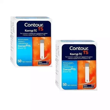 Купить Contour TS 100 шт тест-полоски к глюкометру
