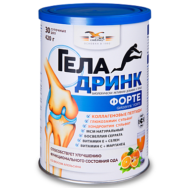 Купить Геладринк Форте 420 г апельсин