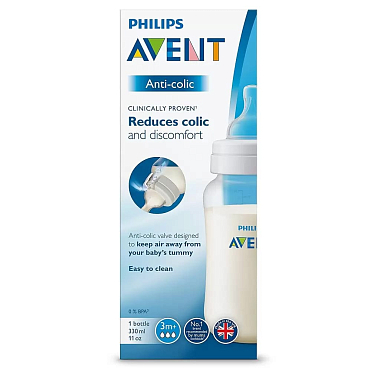 Купить Philips Avent Anti-colic SCF816/17 330 мл бутылочка для кормления 3 мес+