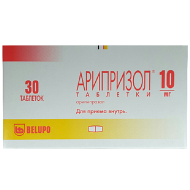 Купить Арипризол 10 мг 30 шт таблетки