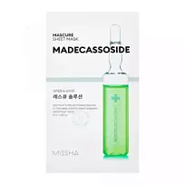 Купить: Missha Mascure SOS 28 мл маска для лица с мадекассосидом для восстановления ослабленной кожи