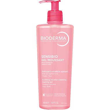 Купить Bioderma Sensibio 500 мл гель очищающая для чувствительной кожи