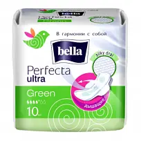 Купить: Bella Perfecta Ultra 10 шт прокладки гигиенические зеленый