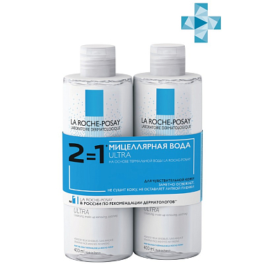 Купить La Roche-Posay Ультра Сенситив вода мицелл 400мл №2 д/чувств кожи