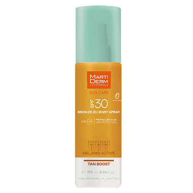 Купить MartiDerm Sun Care Bronze SPF 30 155 мл спрей для тела солнцезащитный двухфазный