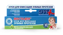 Купить: 911 Мостаден 40 мл крем для фиксации зубных протезов