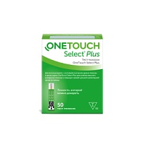 Купить: OneTouch Select Plus 50 шт тест-полоски для определения глюкозы крови