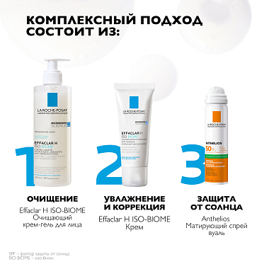 Купить La Roche-Posay Anthelios 75 мл спрей-вуаль матирующий солнцезащитный для жирной и нормальной кожи лица SPF 50 PPD 27