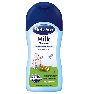 Купить Bubchen 200 мл молочко нежный уход для чувствительной кожи 0+