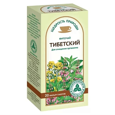 Купить Фиточай Щедрость Природы Тибетский 2 г 20 шт