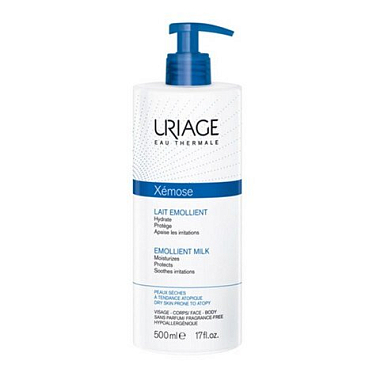 Купить Uriage Xemose Lait молочко-эмольянт для сухой и очень сухой кожи с помпой 500 мл.