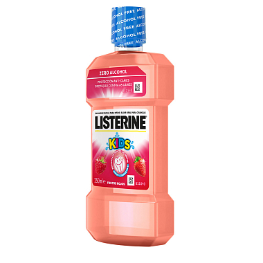 Купить Listerine Детский 250 мл ополаскиватель для полости рта для детей Smart Rinse ягодная свежесть