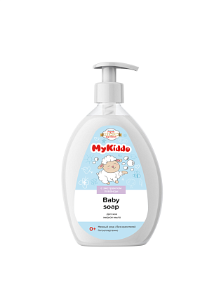 Купить MyKiddo 300 мл мыло детское жидкое с с экстрактами календулы ромашки лаванды и пантенолом