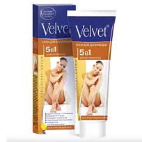 Купить: Velvet 100 мл крем для депиляции для всех типов кожи 5 в 1