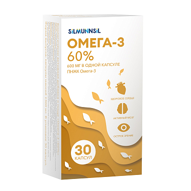 Купить Омега-3 60% 30 шт капсулы