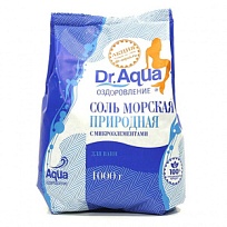 Купить: Dr.Aqua 1 кг соль для ванн морская природная