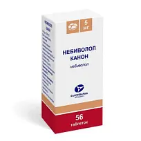 Купить: Небиволол Канон 5 мг 56 шт таблетки