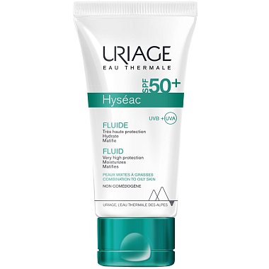 Купить Uriage Hyseac SPF 50+ 50 мл эмульсия солнцезащитная