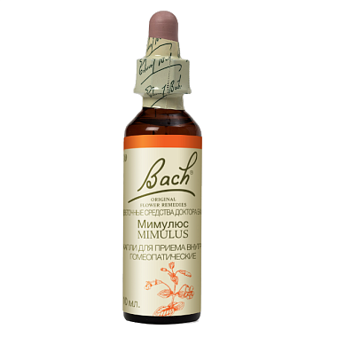 Купить Капли Баха № 20 Мимулюс (Губастик) 10 мл — конкретный страх