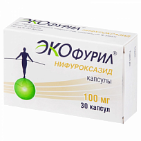 Купить: Экофурил 100 мг 30 шт капсулы