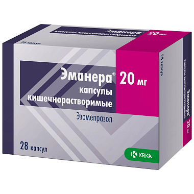 Купить Эманера 20 мг 28 шт капсулы