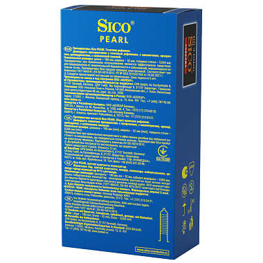 Купить Sico Pearl 12 шт презервативы с точечным рефлением