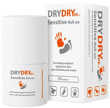 Купить Dry Dry De Sensitive Roll-on 50 мл дезодорант-ролик средство для чувствительной кожи