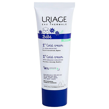 Купить Uriage Bebe 75 мл колд-крем защитный крем для детей и новорожденных