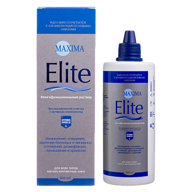 Купить Maxima Elite 360 мл раствор для контактных линз универсальный