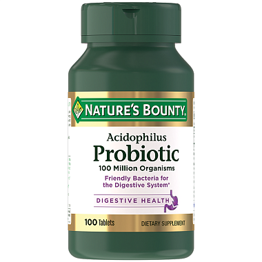 Купить Nature's Bounty Ацидофилус пробиотик 100 шт таблетки