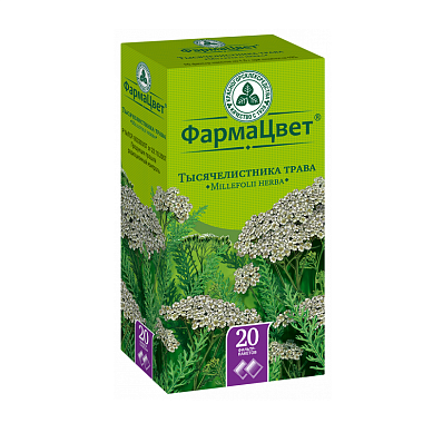 Купить Тысячелистник трава 1,5 г 20 шт фильтр-пакеты